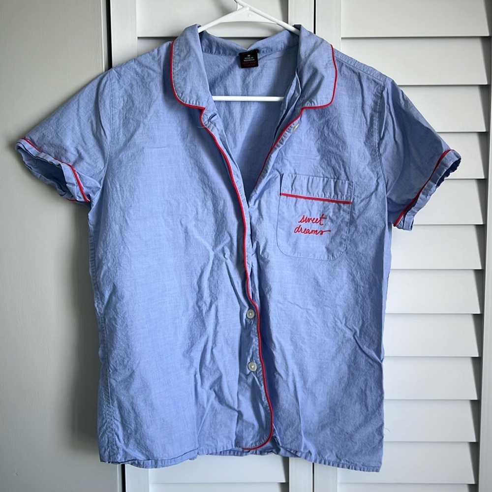 J. Crew 'sweet dreams' PJ top
